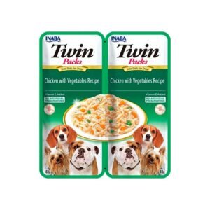 INABA TWIN PACKS POLLO CON VERDURAS 80G