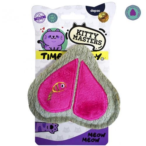 KITTY MASTERS CORAZON BICOLOR CON CATNIP