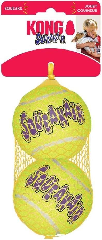 KONG SQUEAKAIR PELOTAS TENIS 2 UNIDADES