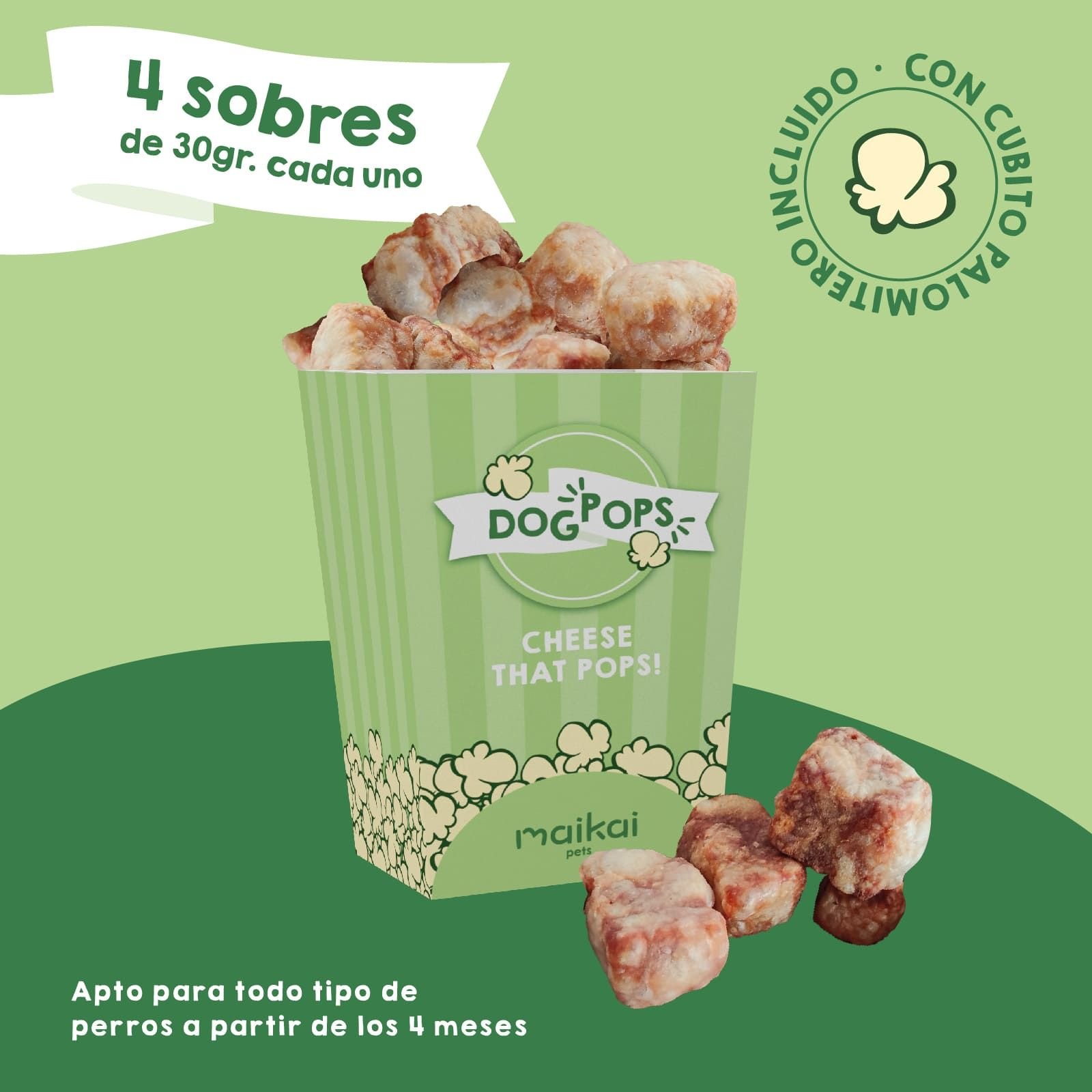 MAIKAI PETS PALOMITAS DE QUESO - Imagen 2