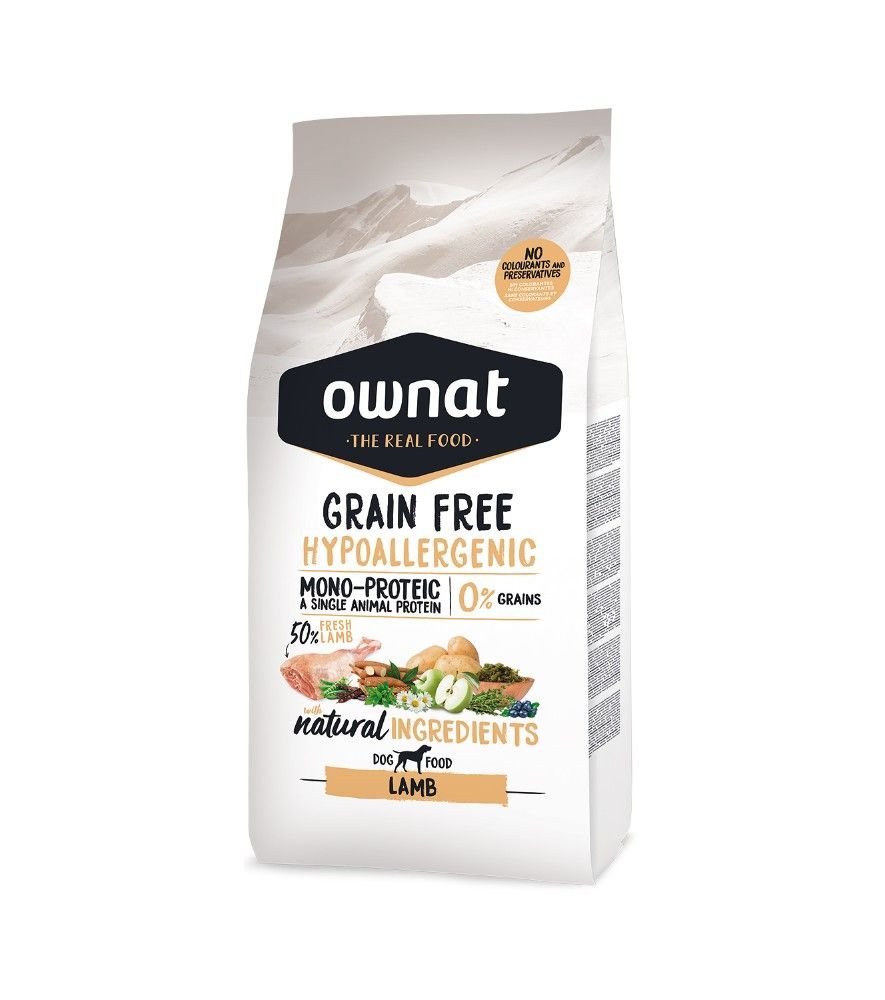 OWNAT GRAIN FREE HIPOALERGÉNICO CORDERO