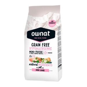 OWNAT GRAIN FREE HIPOALERGÉNICO MINI CORDERO