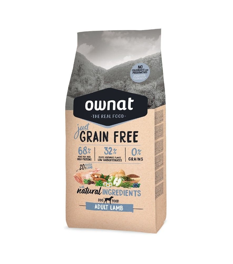 OWNAT GRAIN FREE JUST ADULTO CORDERO