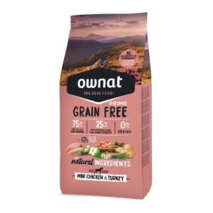 OWNAT GRAIN FREE PRIME MINI POLLO Y PAVO