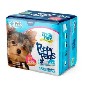 PET SANA PUPPY PADS EMPAPADORES 60X60 15 UNIDADES