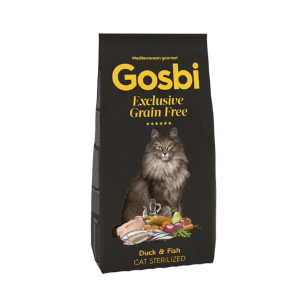 GOSBI EXCLUSIVE GRAIN FREE STERILIZED DUCK & FISH 400G 2KG