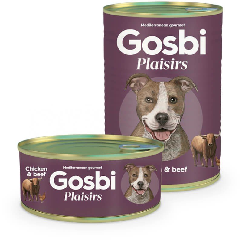 GOSBI PLAISIRS CHICKEN & BEEF 150G