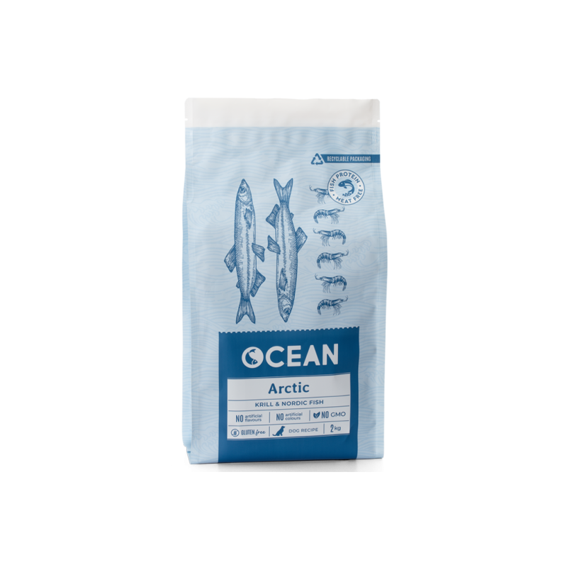 OCEAN ARCTIC KRILL & NORDIC FISH 2KG Y 12KG