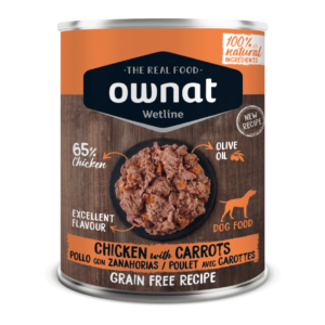 OWNAT WETLINE POLLO CON ZANAHORIAS 395G