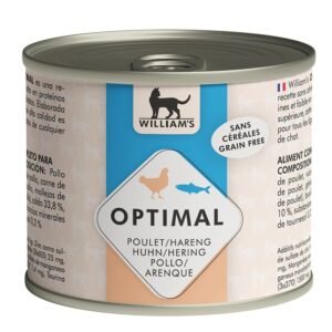 WILLIAM’S OPTIMAL GRAIN FREE POLLO & ARENQUE 190G