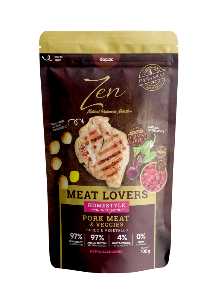 ZEN POUCHES PORK MEAT & VEGGIES