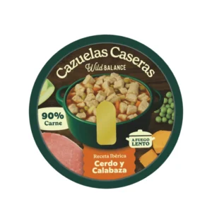 WILD BALANCE CAZUELAS CASERAS RECETA IBERICA CERDO Y CALABAZA 280G