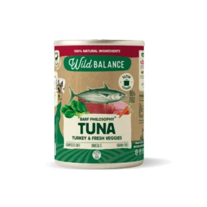 WILD BALANCE FILOSOFIA BARF ATUN, PAVO Y VERDURAS FRESCAS 400G