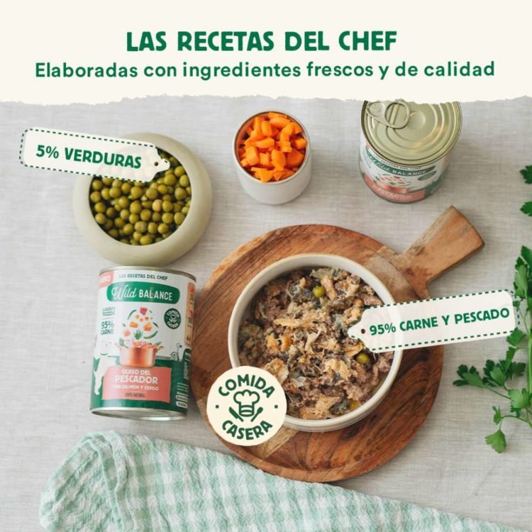 WILD BALANCE GUISO DEL PESCADOR CON SALMON Y CERDO 400G - Imagen 2