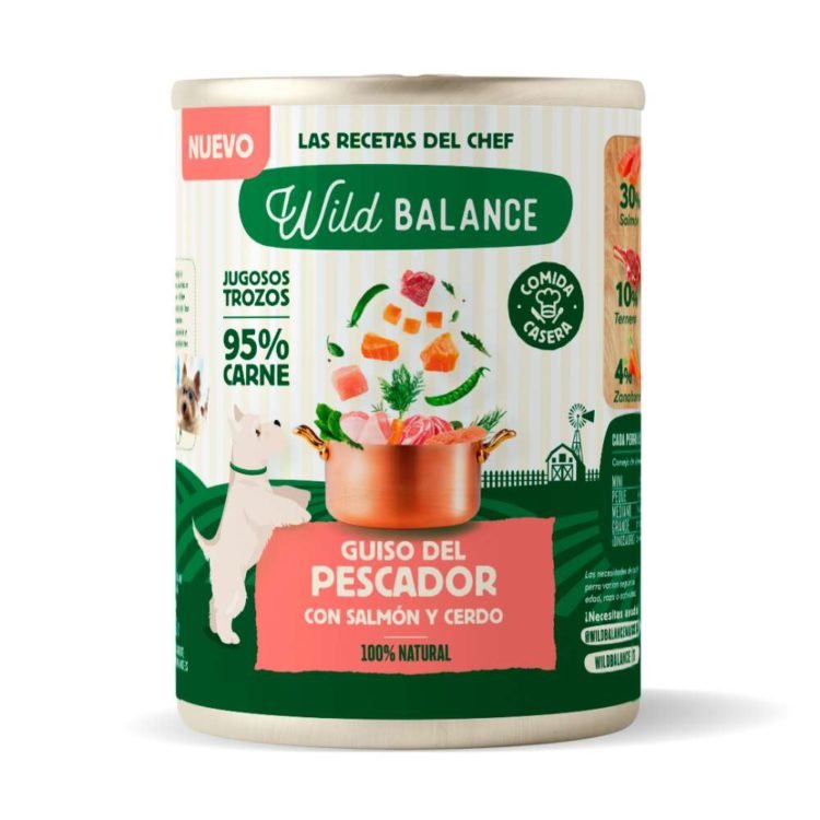 WILD BALANCE GUISO DEL PESCADOR CON SALMON Y CERDO 400G